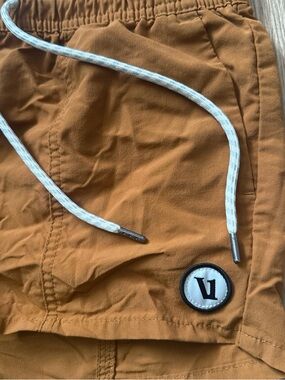 Vuori Rust Brown Drawstring Shorts